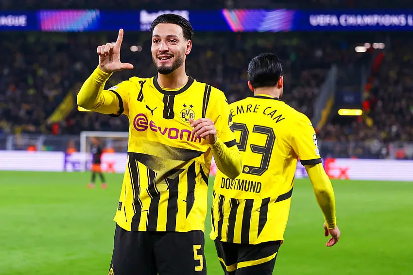 29.01.2025, Ramy Bensebaïni avec le BVB en Ligue des Champions