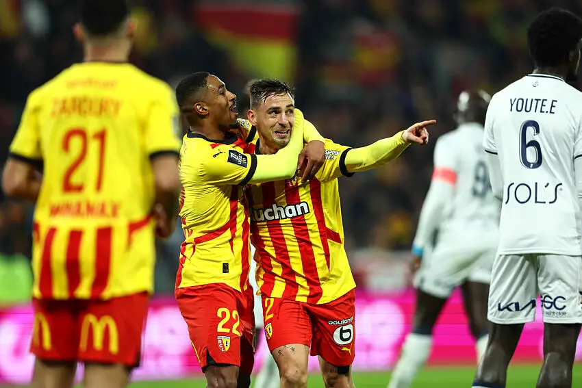Ruben Aguilar avec le RC Lens