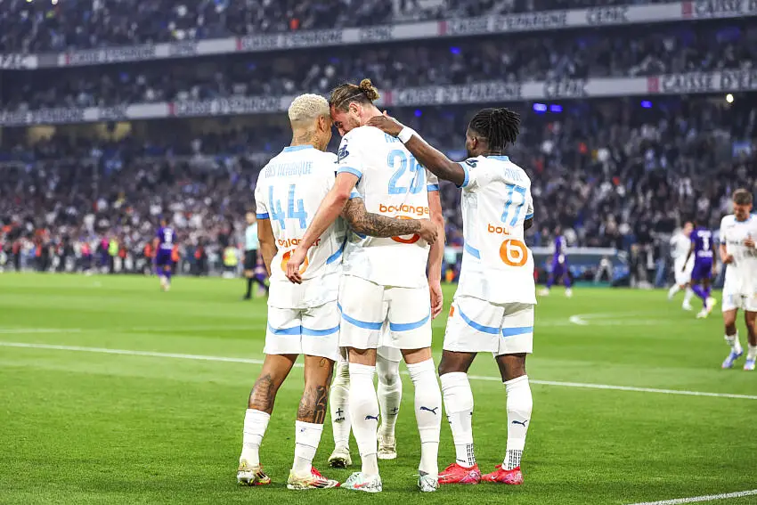 Adrien Rabiot avec l'OM