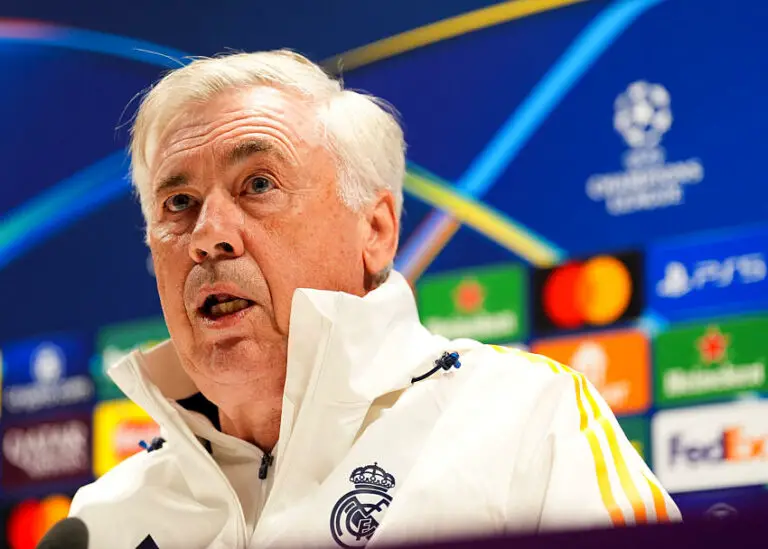 Carlo Ancelotti avant Arsenal / Real Madrid