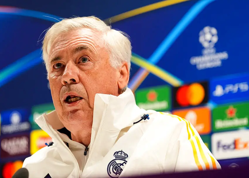 Carlo Ancelotti avant Arsenal / Real Madrid