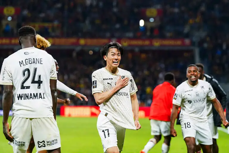 Nakamura lors de Lens / Reims