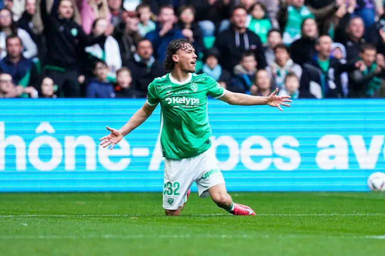 Lucas Stassin avec l'ASSE