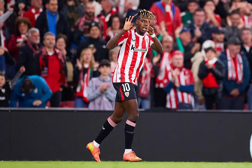 Nico Williams avec Bilbao