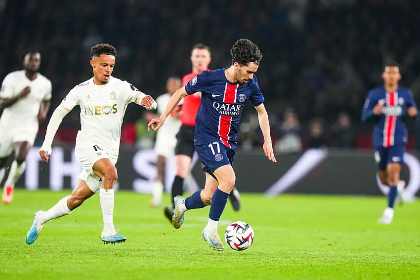 Vitinha, lors de PSG / OGC Nice