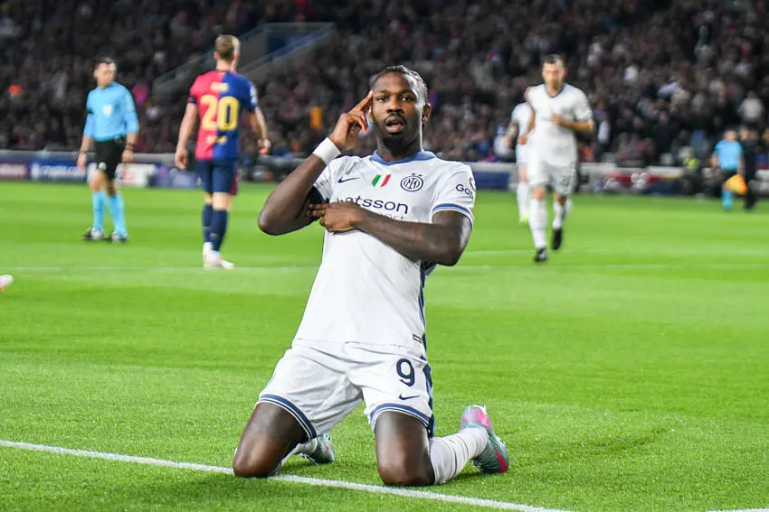 Marcus Thuram ouvre le score contre l'Inter Milan