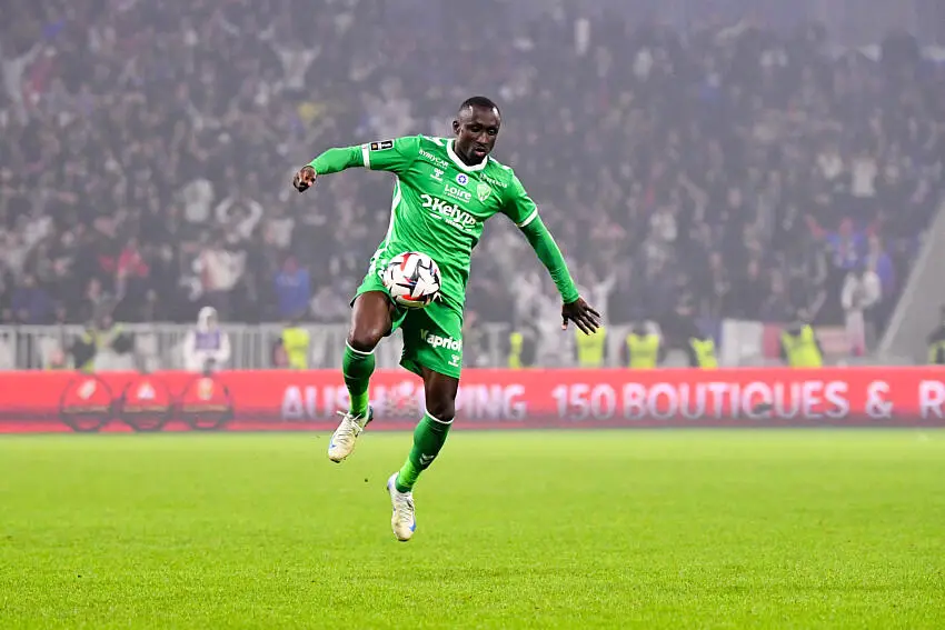 Ibrahima Wadji avec l'ASSE
