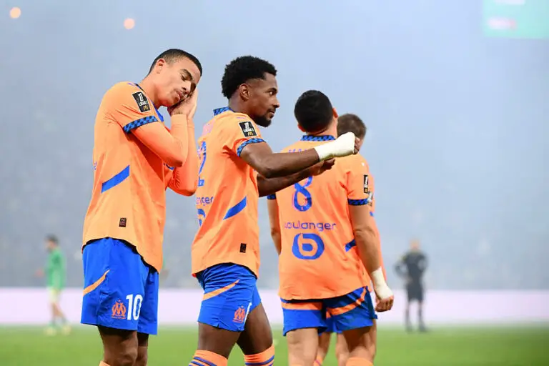 Murillo et Greenwood avec l'OM