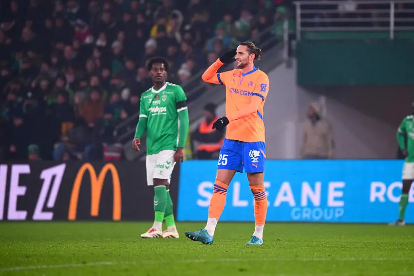 Adrien Rabiot avec l'OM