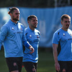 Rabiot, Harit et Rongier avec l'OM