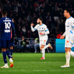 Gouiri avec l'OM contre le PSG au Parc des Princes