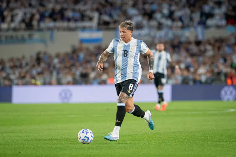 Enzo Fernandez avec l'Argentine