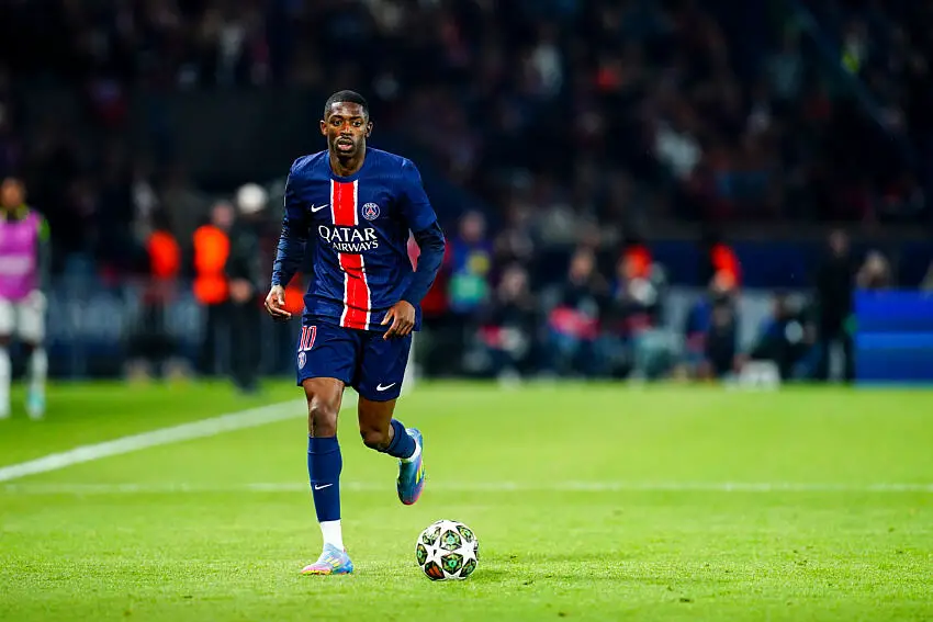 Ousmane Dembélé avec le PSG