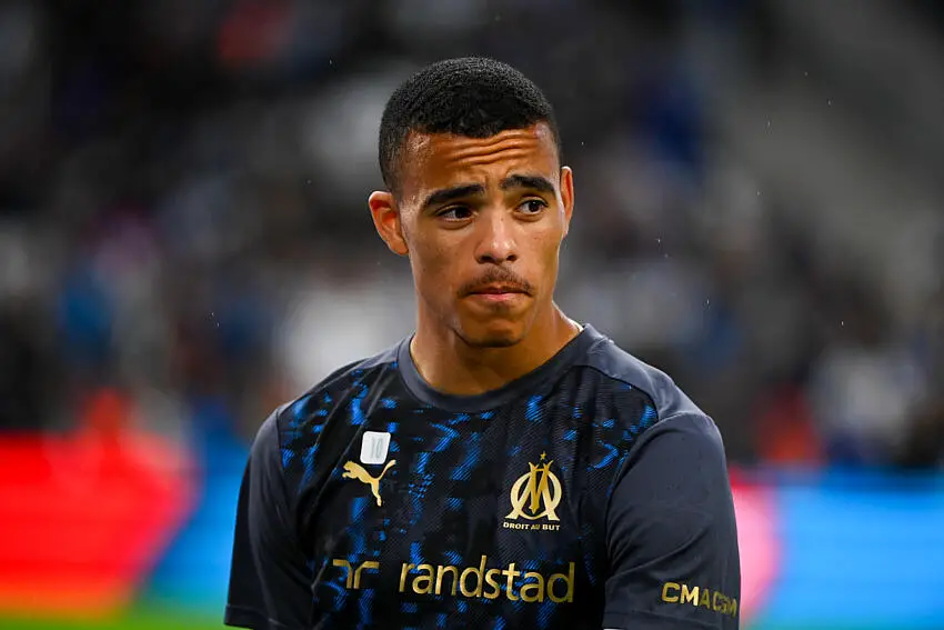 Mason Greenwood avec l'OM
