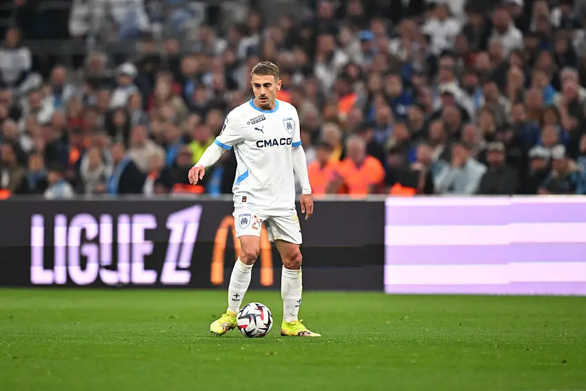 Valentin Rongier avec l'OM