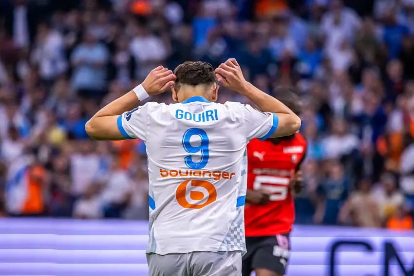 Amine Gouiri avec l'OM