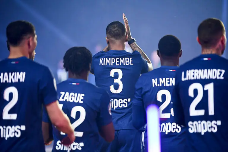 Presnel Kimpembe avec le PSG