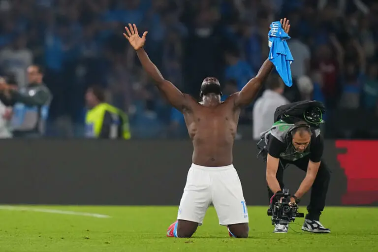 Romelu Lukaku avec Naples