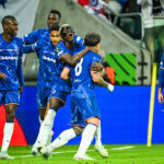 Enzo Fernandez lors de Chelsea - Betis après son égalisation
