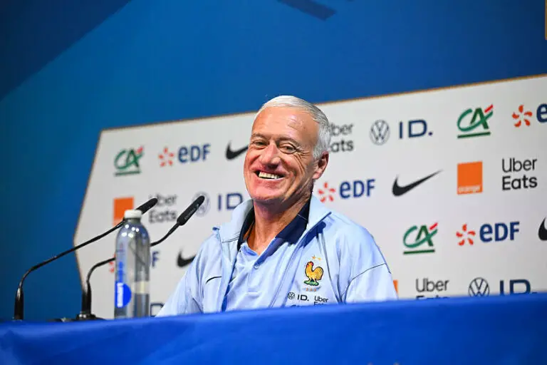 Didier Deschamps avec l'EDF