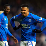 Hamza Igamane avec les Rangers