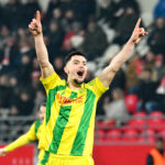 Matthis Abline avec le FC Nantes