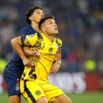 Lautaro Martinez lors de PSG / Inter Milan