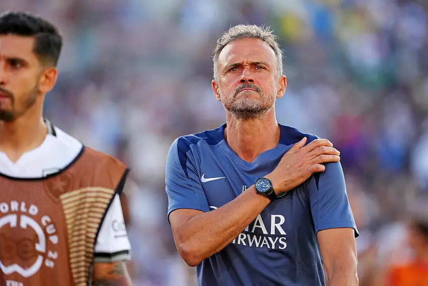PSG, Luis Enrique lors de la Coupe du Monde des clubs