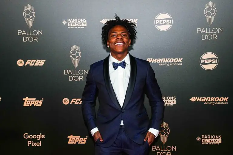 IShowSpeed, lors du Ballon d'Or 2024