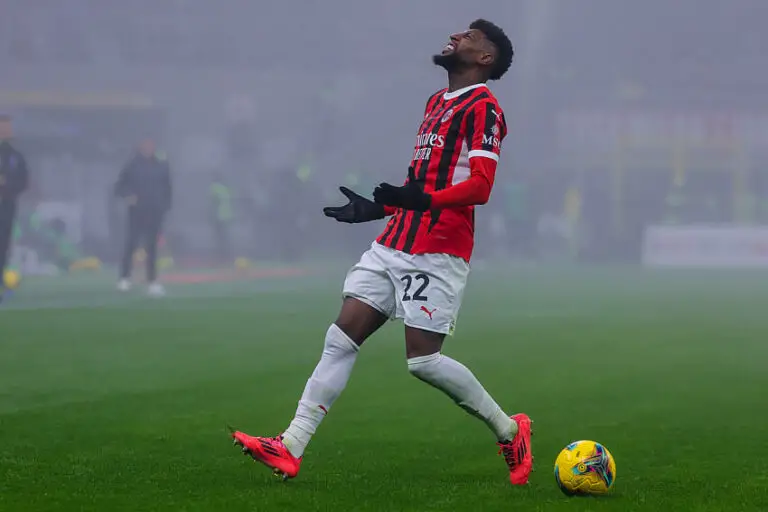 Emerson Royal avec l'AC Milan