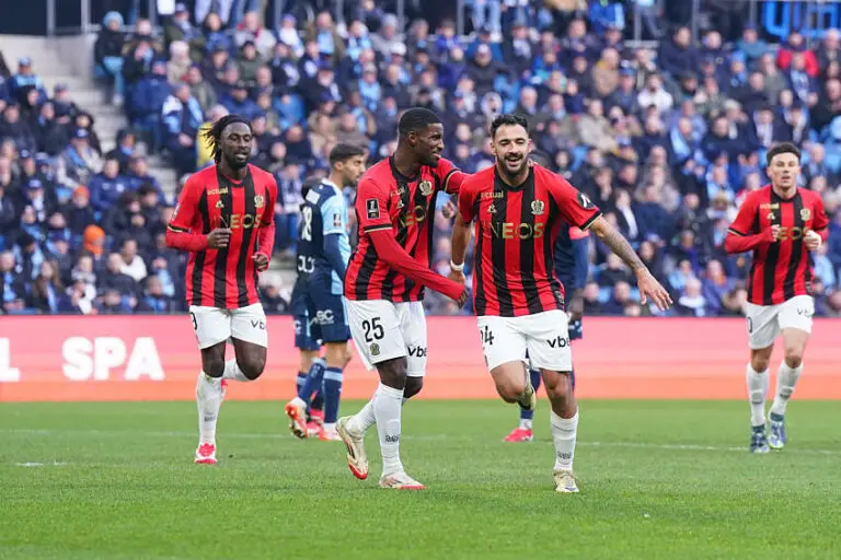 Gaetan Laborde avec l'OGC Nice