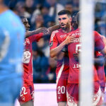 Pierre Lees-Melou avec Brest contre l'OM