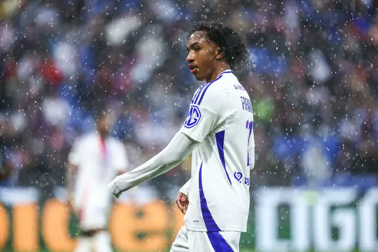 Malick Fofana avec l'OL