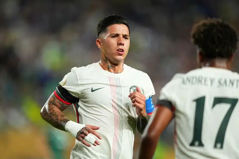 Enzo Fernandez avec Chelsea