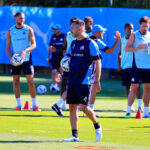Roberto de Zerbi avec l'OM, ce 16 juillet 2025