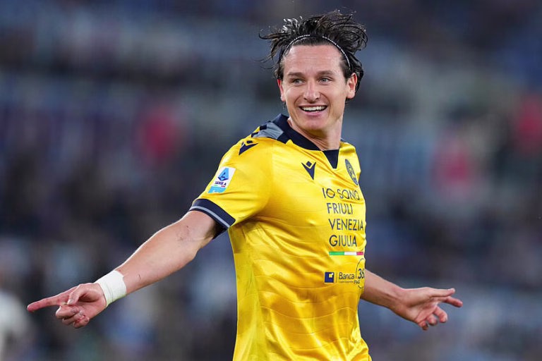 Florian Thauvin avec l'Udinese