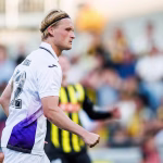 Kasper Dolberg avec le RSC Anderlecht