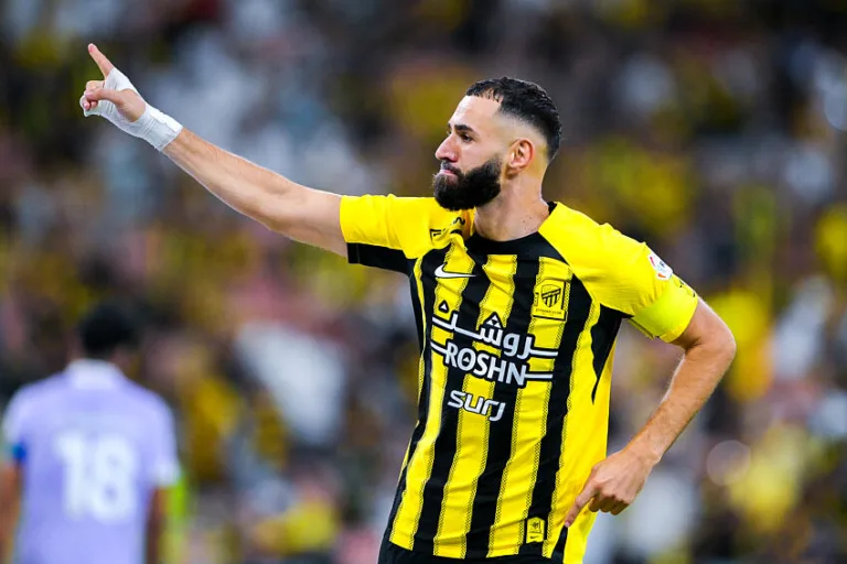 Karim Benzema avec Al-Ittihad