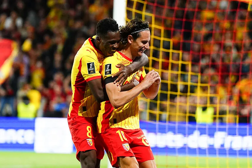 Florian Thauvin avec le RC Lens