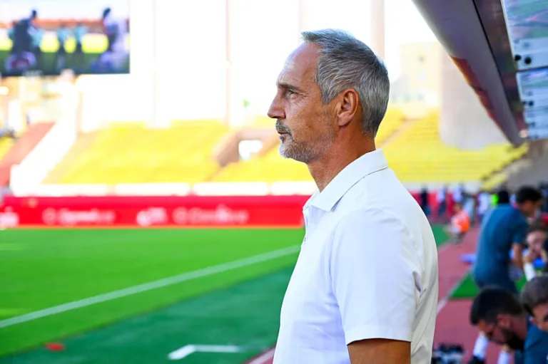 Adi Hütter avec l'AS Monaco