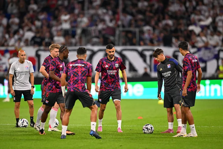 Rachid Ghezzal avec l'OL