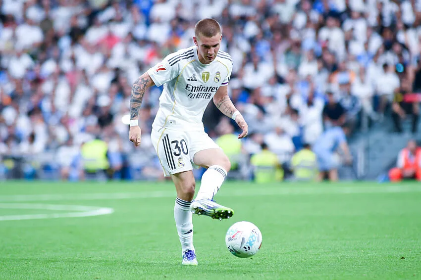 Franco Mastantuono avec le Real Madrid