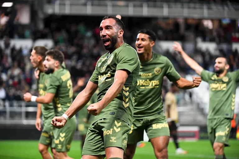 Les joueurs de l'ASSE après Amiens