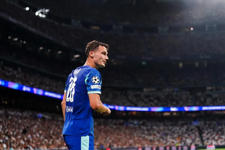 Benjamin Pavard avec l'OM contre le Real Madrid