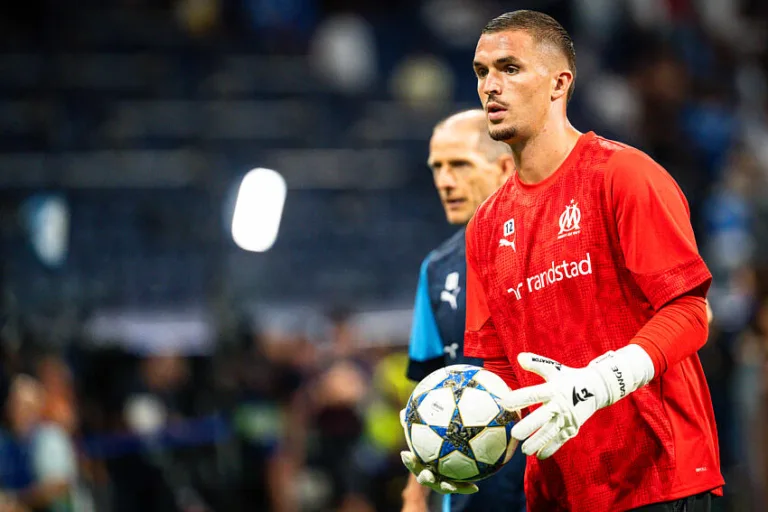 Jeffrey de Lange avec l'OM