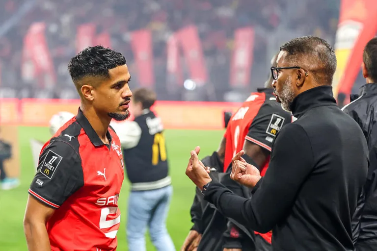 Blas et Beye avec le Stade Rennais