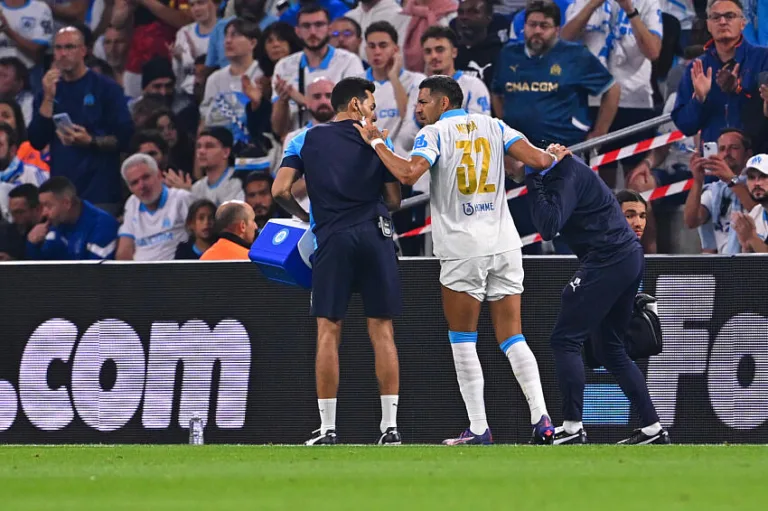 Facundo Medina avec l'OM