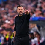 Roberto De Zerbi avec l'OM