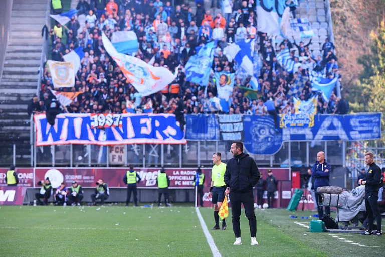 FC Metz / OM, les supporteurs marseillais