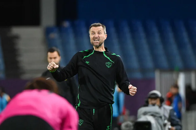 Eirik Horneland avec l'ASSE contre Montpellier